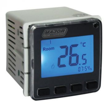 Major Tech Veti 1 V402DNBK, V402DNWT 3000W / 13A Programmable Digital Thermostat (Multiple Colours/Finishes)