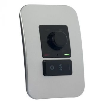 Major Tech Veti 1 V402RBSV, V402RBGM, V402RBBZ Rotary Thermostat With Isolator Switch (Multiple Colours/Finishes)
