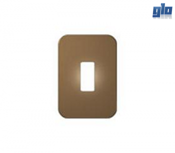 Major Tech Veti 1 V6101BZ One Module Vertical Cover Plate
