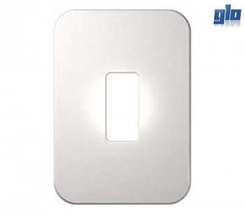 Major Tech Veti 1 V6101WT One Module Vertical Cover Plate