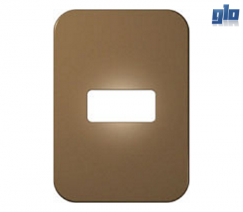 Major Tech Veti 1 V6102BZ One Module Horizontal Cover Plate