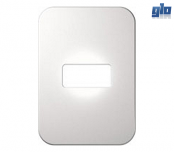 Major Tech Veti 1 V6102WT One Module Horizontal Cover Plate