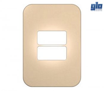 Major Tech Veti 1 V6104CN Two Module Horizontal Cover Plate