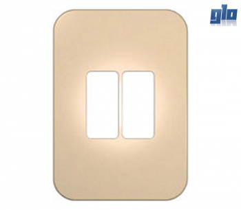 Major Tech Veti 1 V6105CN Two Module Vertical Cover Plate