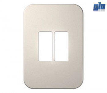 Major Tech Veti 1 V6105CR Two Module Vertical Cover Plate