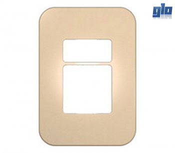 Major Tech Veti 1 V6106CN Two Module Cover Plate (1 Small, 1 Big)