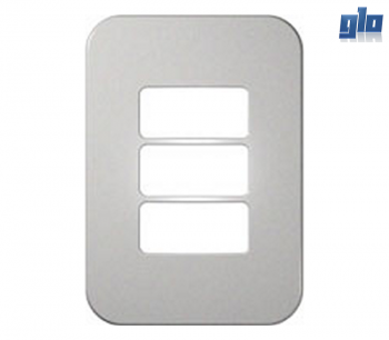 Major Tech Veti 1 V6107SV Three Module Horizontal Cover Plate