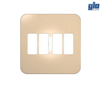 Major Tech Veti 1 V6207CN Four Module Vertical Cover Plate