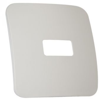 Major Tech Veti 1 V6212CR, V6212WT, V6212BZ, V6212CN, V6212GM, V6212SV One Single Module Horizontal Cover Plate (Multiple Colours/Finishes)