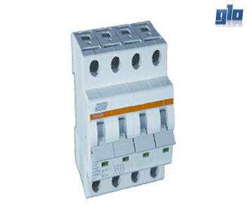 Major Tech Veti V6C4P10 10A 6kA Four Pole e MCB