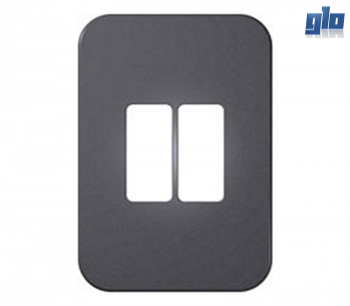 Major Tech Veti 1 VB6105GM Two Module Vertical Cover Plate