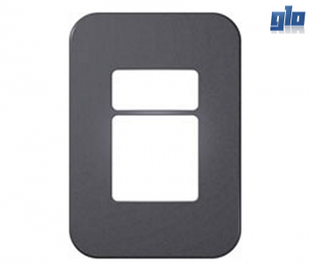 Major Tech Veti 1 VB6106GM Two Module Cover Plate (1 Small, 1 Big)