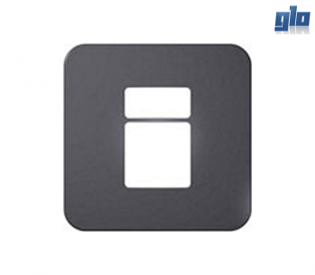 Major Tech Veti 1 VB6202GM Two Module Cover Plate (1 Small, 1 Big)