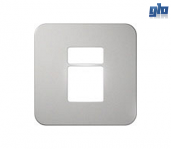 Major Tech Veti 1 VB6202SV Two Module Cover Plate (1 Small, 1 Big)
