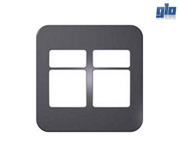 Major Tech Veti 1 VB6208GM Four Module Cover Plate (Two Small, Two Big)