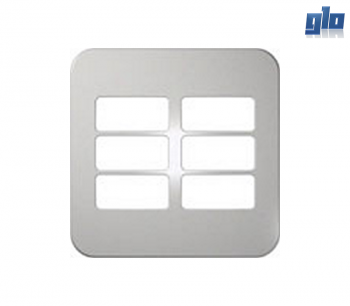 Major Tech Veti 1 VB6210SV Six Module Horizontal Cover Plate