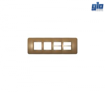 Major Tech Veti 1 VB703BZ Two Double Module, Four Single Module Horizontal Cover Plate