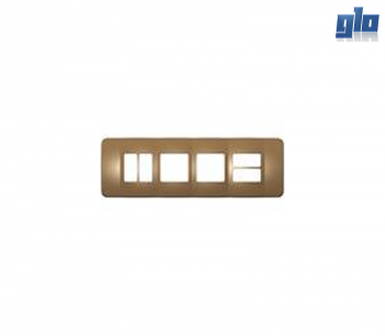 Major Tech Veti 1 VB704BZ Two Double Module, Two Single Module Horizontal, Two Single Module Vertical Cover Plate