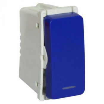 Major Tech Veti 1 VG111BL One-Way Switch (1 Module) Blue