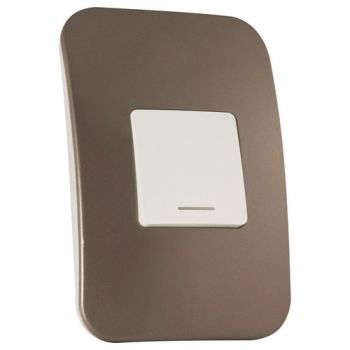 Major Tech Veti 1 VG112C1VWBZ, VG112C1VWCR, VG112C1VWSV, VG112C1VWCN One Lever Light Switch (Multiple Colours/Finishes)