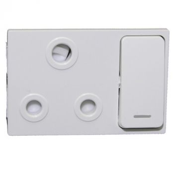 Major Tech Veti 1 VG20PSWT, VG20PSBK Switched 16A RSA Socket (Multiple Colours/Finishes)
