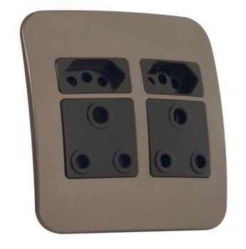 Major Tech Veti 1 VG24BBZ Unswitched Wall Socket Bronze