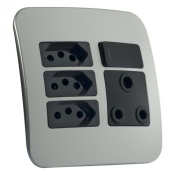 Major Tech Veti 1 VG25BSV, VG25BGM, VG25BBZ Switched Wall Socket (Multiple Colours/Finishes)