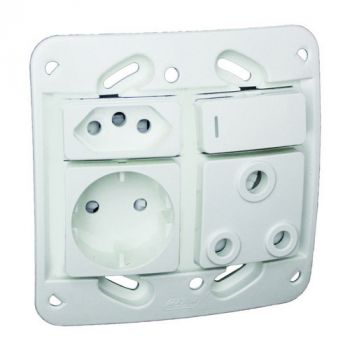 Major Tech Veti 1 VG26WT, VG26BK Vg26 Monoblock Socket Outlet (Multiple Colours/Finishes)