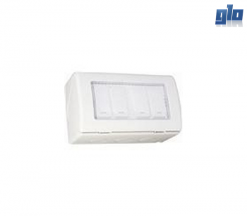 Major Tech Veti 1 VIP414 Four Lever One-Way Switch (4 Module Casing)