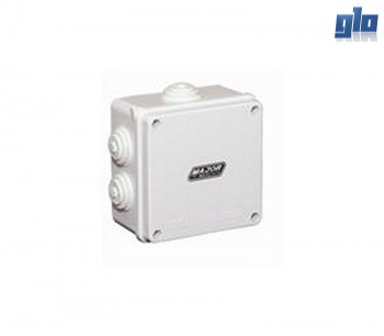 Major Tech Veti VJ10107R 100x100x70 IP55 Junction Box with Rubber Glands