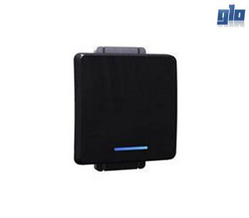Major Tech Veti 1 VL112BK One-Way Switch With Locator (2 Module) - Black