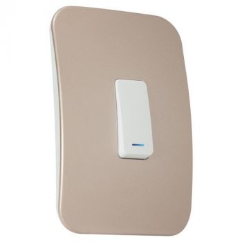 Major Tech Veti 1 VL121C1VWCN, VL121C1V, VL121C1VWSV Two-Way White Switch With Locator (Multiple Colours/Finishes)