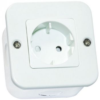 Major Tech Veti 1 VMC120WT Industrial Round 2-Pin Socket Outlet