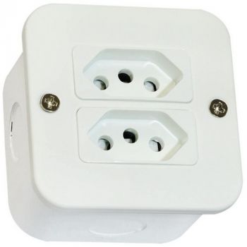 Major Tech Veti 1 VMC1288WT Industrial V-Slim Socket Outlet