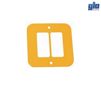 Major Tech Veti 1 VMC162AM, VMC162WT Two Single Module Cover Plate (3 X 3) - (Multiple Colours/Finishes)