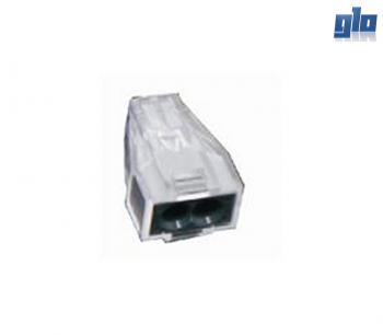 Major Tech Veti 1 VTB2P5 Transparent 2 Pole Terminal Block, 24A, 400V (5 pieces)