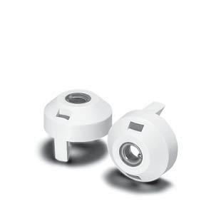 Vossloh Schwabe 109077.01 E27 Cover Caps M10x1 (White)