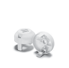 Vossloh Schwabe 109679.01 E27 Cover Caps without Earth Terminal (White)