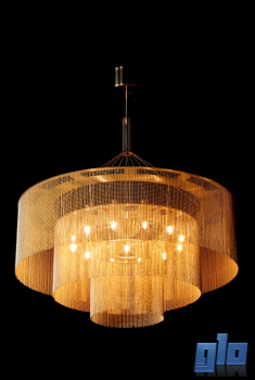 Willowlamp 3-TIER-700-S-C 3-Tier 700 Suspended Chandelier (Multiple Colours/Finishes)