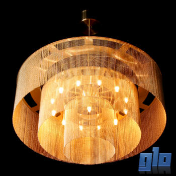 Willowlamp 3-TIER-700-C-M 3-Tier 700 Ceiling Mounted Chandelier (Multiple Colours/Finishes)