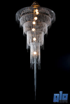 Willowlamp DROPLET-1000-S-M DROPLET-1000-S Chandelier (Multiple Colours/Finishes)