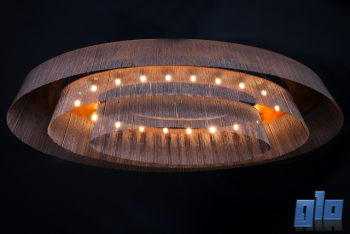 Willowlamp ELLI-3T-1600-C-M Elliptical 3 Tier 1600x600 Ceiling Mounted Chandelier (Multiple Colours/Finishes)