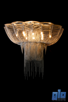 Willowlamp FOLC-700-C-C Flower of Life 700 Ceiling Mounted Chandelier (Multiple Colours/Finishes)