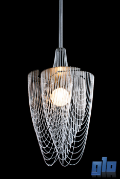 Willowlamp FRANG-400-S-M Frangipani 400 Miniture Chandelier Pendant (Multiple Colours/Finishes)