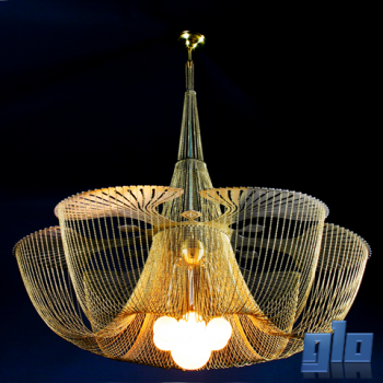 Willowlamp MOON-700-S-M Moonflower 700 Chandelier (Multiple Colours/Finishes)