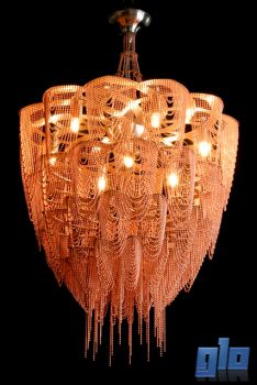 Willowlamp PROTEA-500-C-M Protea 500 Ceiling Mounted Chandelier (Multiple Colours/Finishes)