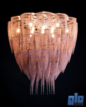 Willowlamp PROTEA-700-C-M Protea 700 Ceiling Mounted Chandelier (Multiple Colours/Finishes)