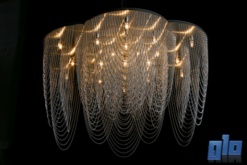 Willowlamp ROSE-700-LOOP-C-M Rose 700 Ceiling mounted-Looped Chandelier (Multiple Colours/Finishes)