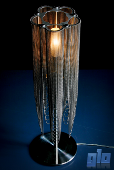 Willowlamp SCA-LOOP-150(SML)-TBL-M Scalloped Looped 150 Table Lamp (Multiple Colours/Finishes)