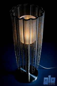 Willowlamp SCA-LOOP-280(MED)-TBL-C Scalloped Looped 280 Table Lamp (Multiple Colours/Finishes)